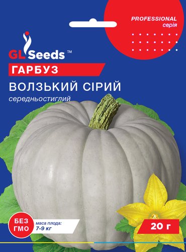 оптом Насіння Гарбуза Волзький сірий (20г), Professional, TM GL Seeds
