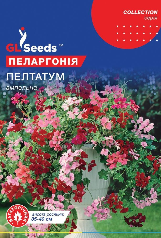 оптом Насіння Пеларгонiї Пелтатум ампельної (5шт), collection, TM GL Seeds